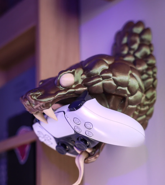 图片[3]-蛇形壁挂式手柄支架-3D合纵社-3D打印模型STL格式3mf格式免费下载！