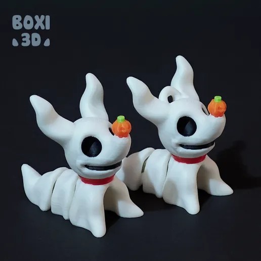 图片[2]-BOXI3D NO:005 小零 幽灵狗 LITTLE ZERO THE GHOST DOG -3D合纵社-3D打印模型STL格式3mf格式免费下载！