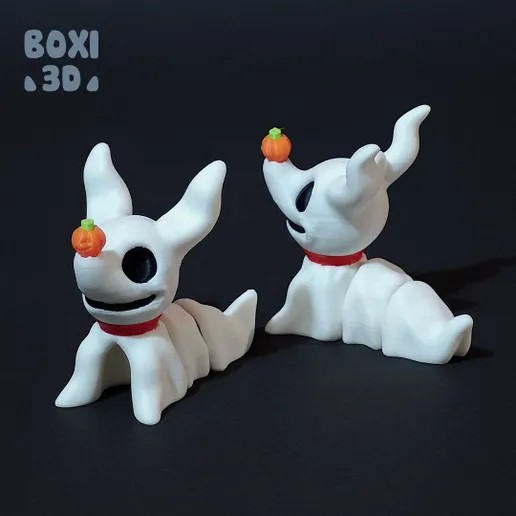 图片[3]-BOXI3D NO:005 小零 幽灵狗 LITTLE ZERO THE GHOST DOG -3D合纵社-3D打印模型STL格式3mf格式免费下载！