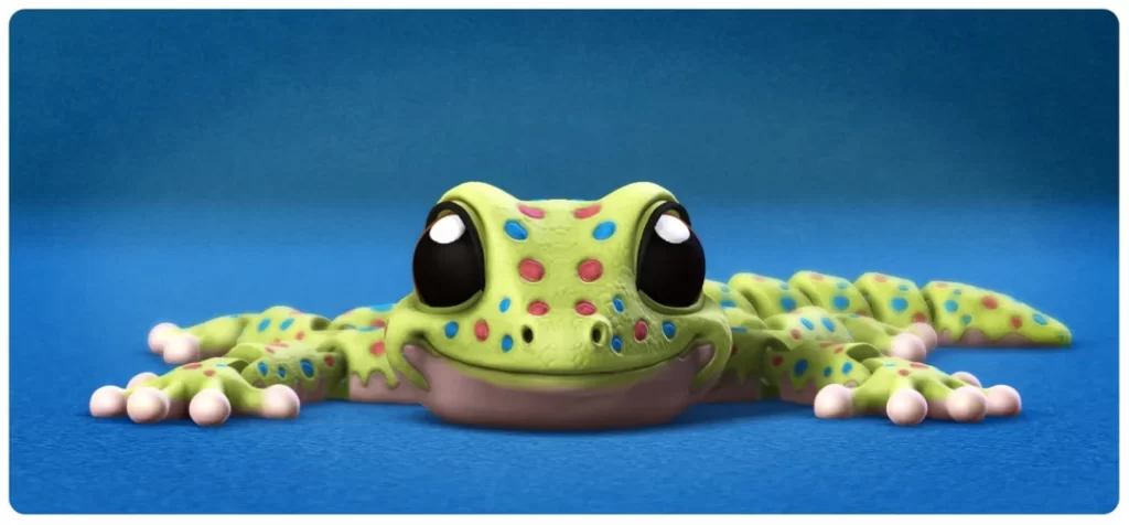 壁虎蜥蜴-3D合纵社-3D打印模型STL格式3mf格式免费下载！