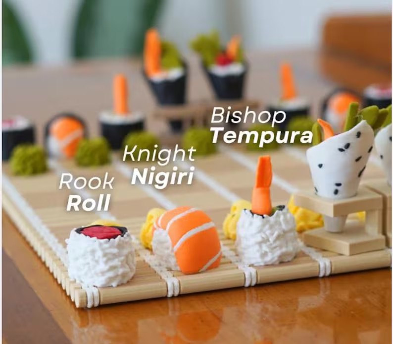 图片[6]-寿司国际象棋 便当盒和寿司卷板-3D合纵社-3D打印模型STL格式3mf格式免费下载！