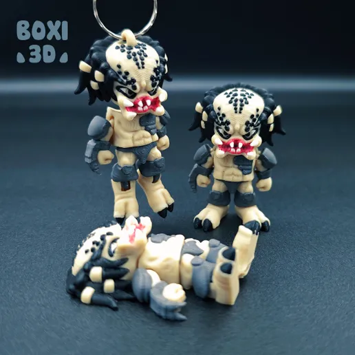 BOXI3D NO:029 掠食者-3D合纵社-3D打印模型STL格式3mf格式免费下载！