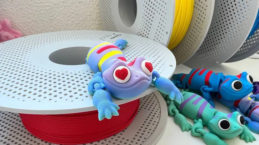 图片[2]-卡通蜥蜴-3D合纵社-3D打印模型STL格式3mf格式免费下载！