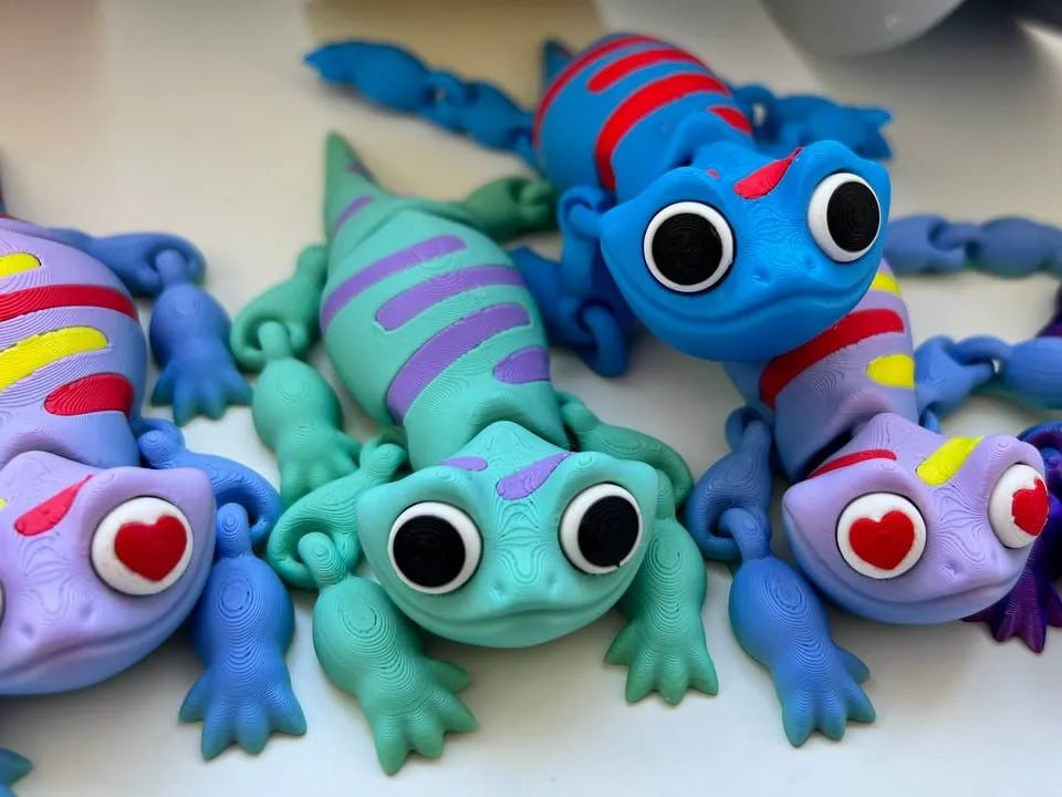 图片[3]-卡通蜥蜴-3D合纵社-3D打印模型STL格式3mf格式免费下载！