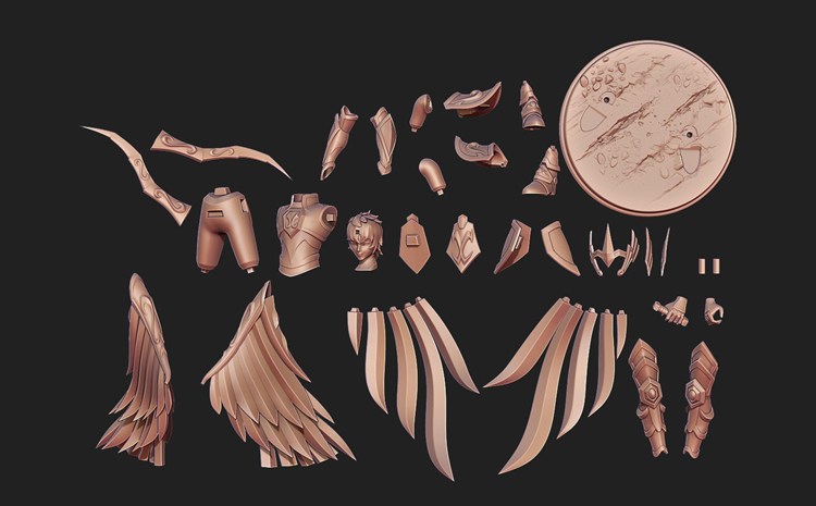 图片[3]-【圣斗士】射手座-艾俄洛斯-3D合纵社-3D打印模型STL格式3mf格式免费下载！