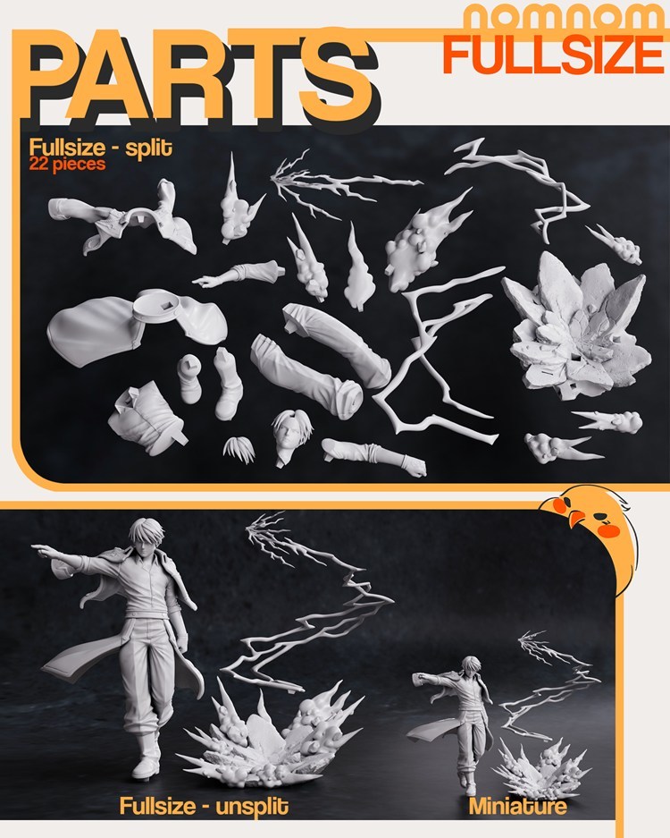 图片[5]-【钢之炼金术师】罗伊-马斯坦-3D合纵社-3D打印模型STL格式3mf格式免费下载！