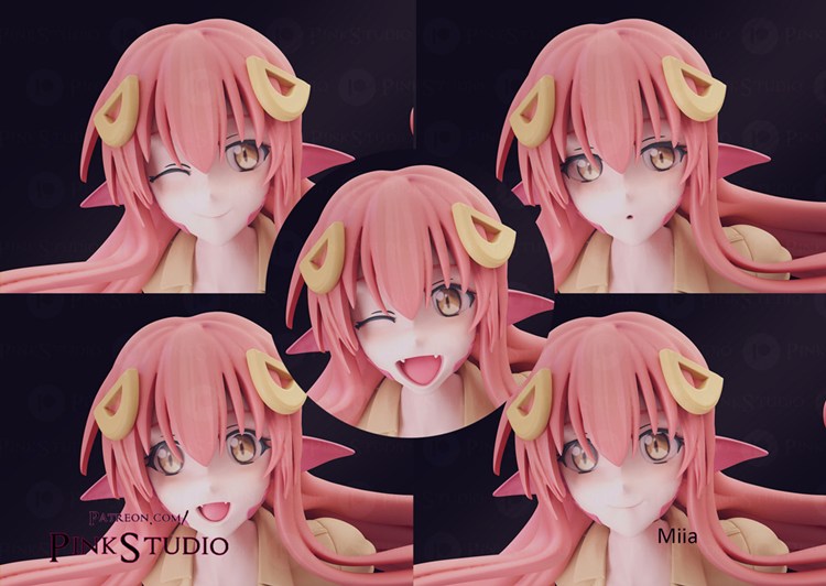 图片[2]-【魔物娘】米亚蛇女-3D合纵社-3D打印模型STL格式3mf格式免费下载！