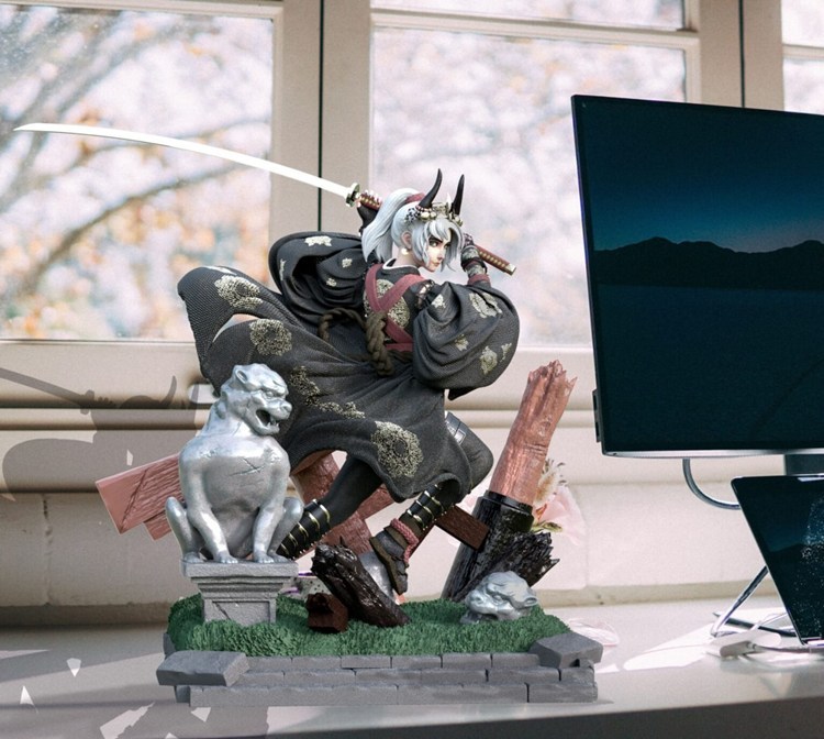 图片[6]-日本女武士-3D合纵社-3D打印模型STL格式3mf格式免费下载！