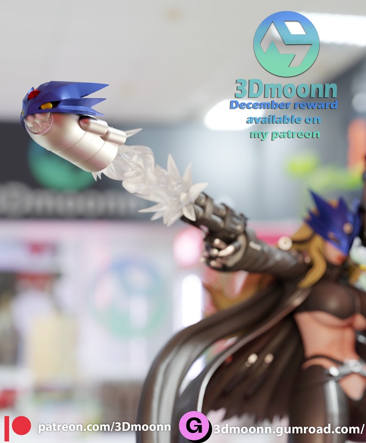 图片[5]-【数码宝贝】贝尔斯塔兽-3D合纵社-3D打印模型STL格式3mf格式免费下载！