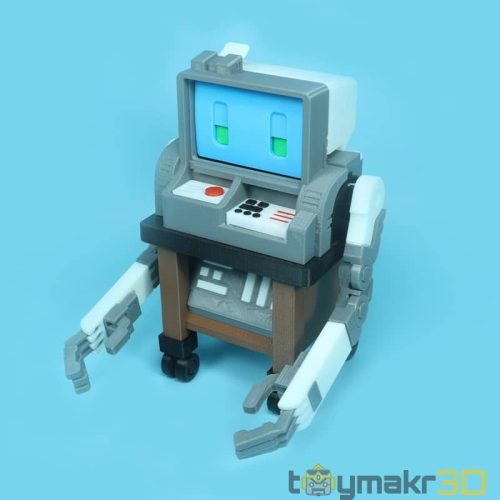 【变形金刚】Retro Computer Robo-3D合纵社-3D打印模型STL格式3mf格式免费下载！