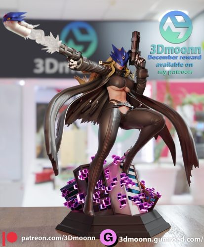 【数码宝贝】贝尔斯塔兽-3D合纵社-3D打印模型STL格式3mf格式免费下载！