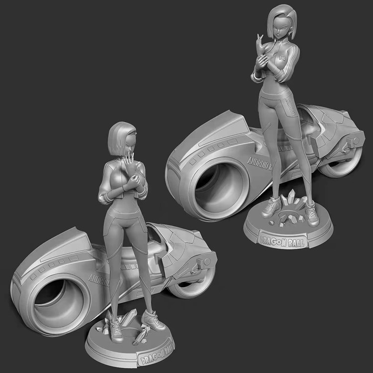 图片[3]-【龙珠】人造人18号-3D合纵社-3D打印模型STL格式3mf格式免费下载！