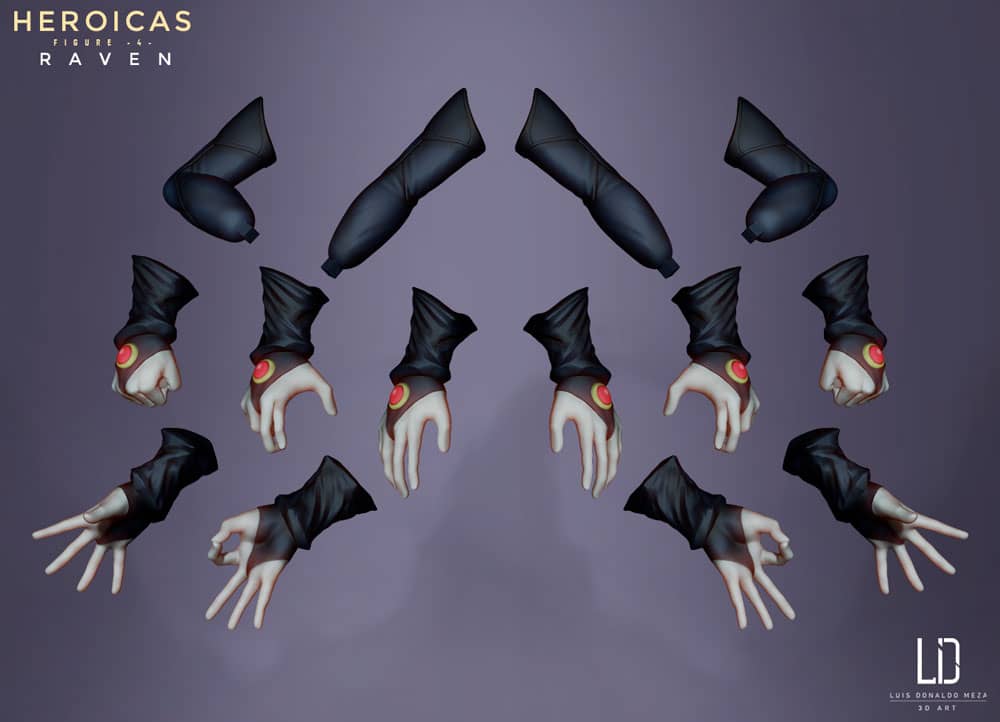 图片[5]-【DC英雄】乌鸦雷切尔-3D合纵社-3D打印模型STL格式3mf格式免费下载！