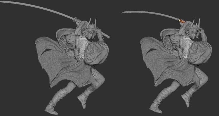 图片[5]-日本女武士-3D合纵社-3D打印模型STL格式3mf格式免费下载！