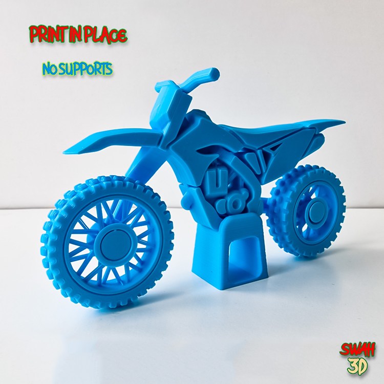 图片[3]-一体打印可动越野摩托车-3D合纵社-3D打印模型STL格式3mf格式免费下载！