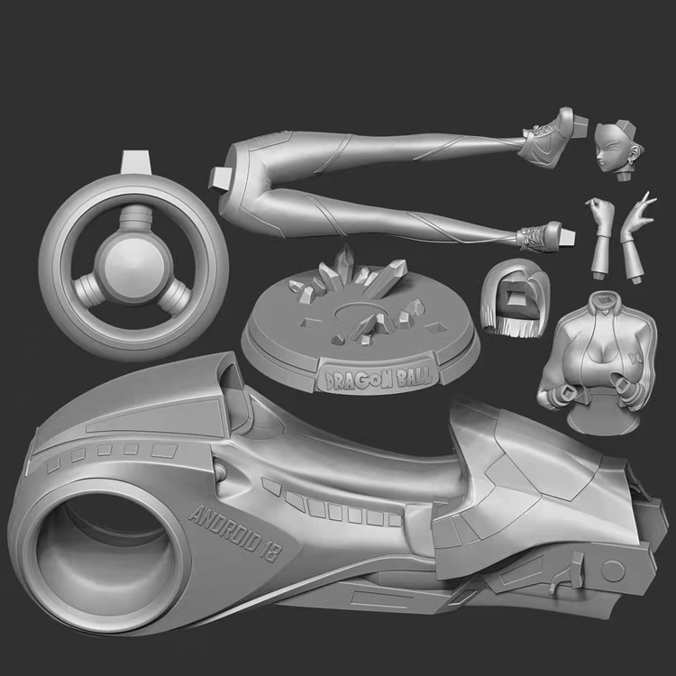 图片[4]-【龙珠】人造人18号-3D合纵社-3D打印模型STL格式3mf格式免费下载！