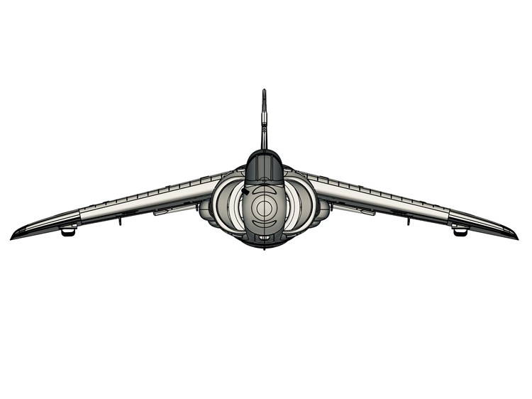 图片[5]-AV8A海鹞 90涵道 可以垂起-3D合纵社-3D打印模型STL格式3mf格式免费下载！