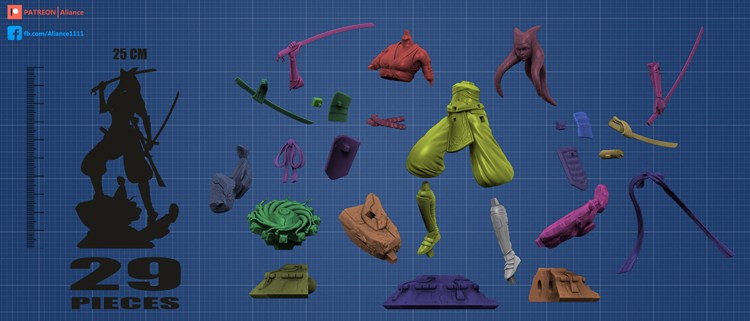 图片[5]-【星球大战】阿索卡-塔诺-3D合纵社-3D打印模型STL格式3mf格式免费下载！