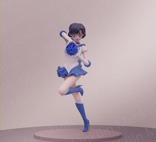 【美少女战士】水野亚美-3D合纵社-3D打印模型STL格式3mf格式免费下载!