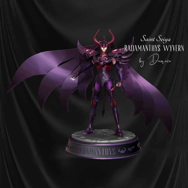 【圣斗士星矢】冥斗士拉达曼迪斯-3D合纵社-3D打印模型STL格式3mf格式免费下载！