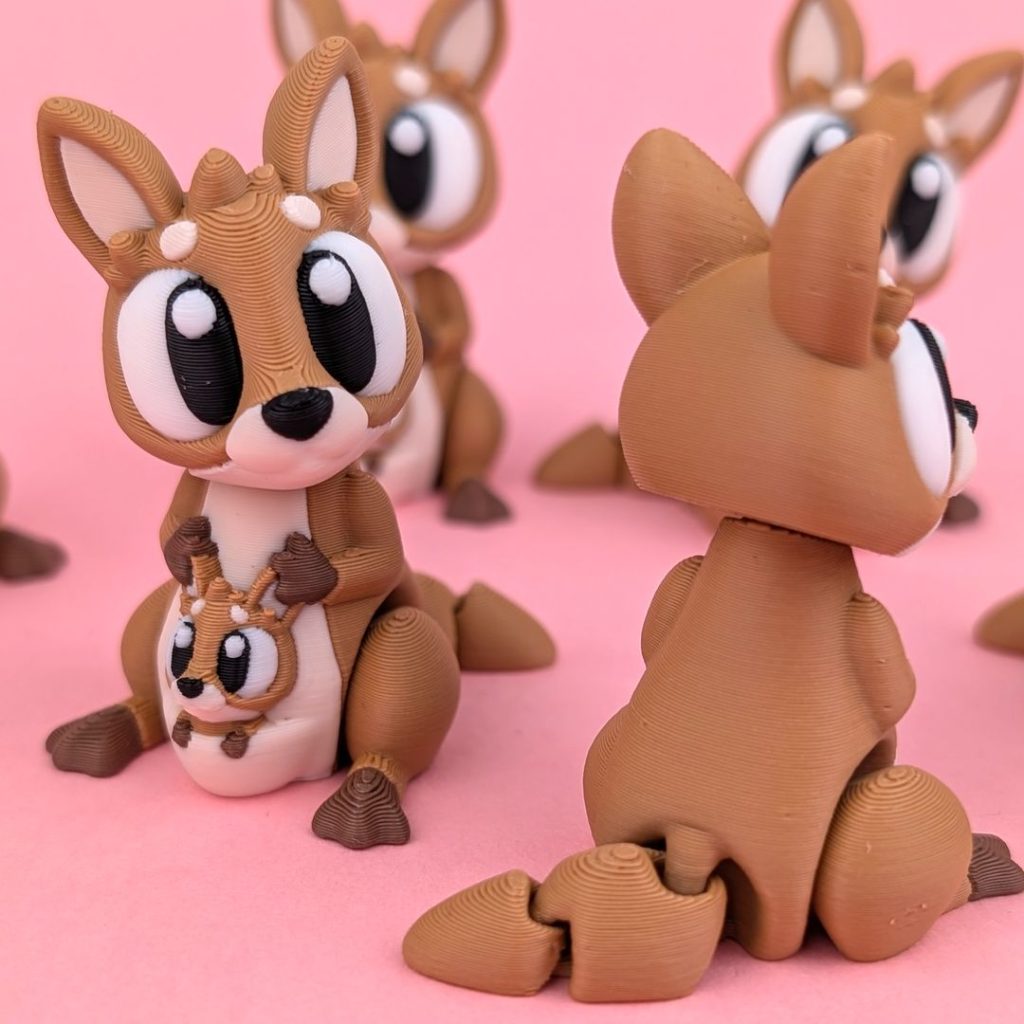 图片[2]-3DGOB NO:084 可爱的小袋鼠-3D合纵社-3D打印模型STL格式3mf格式免费下载！