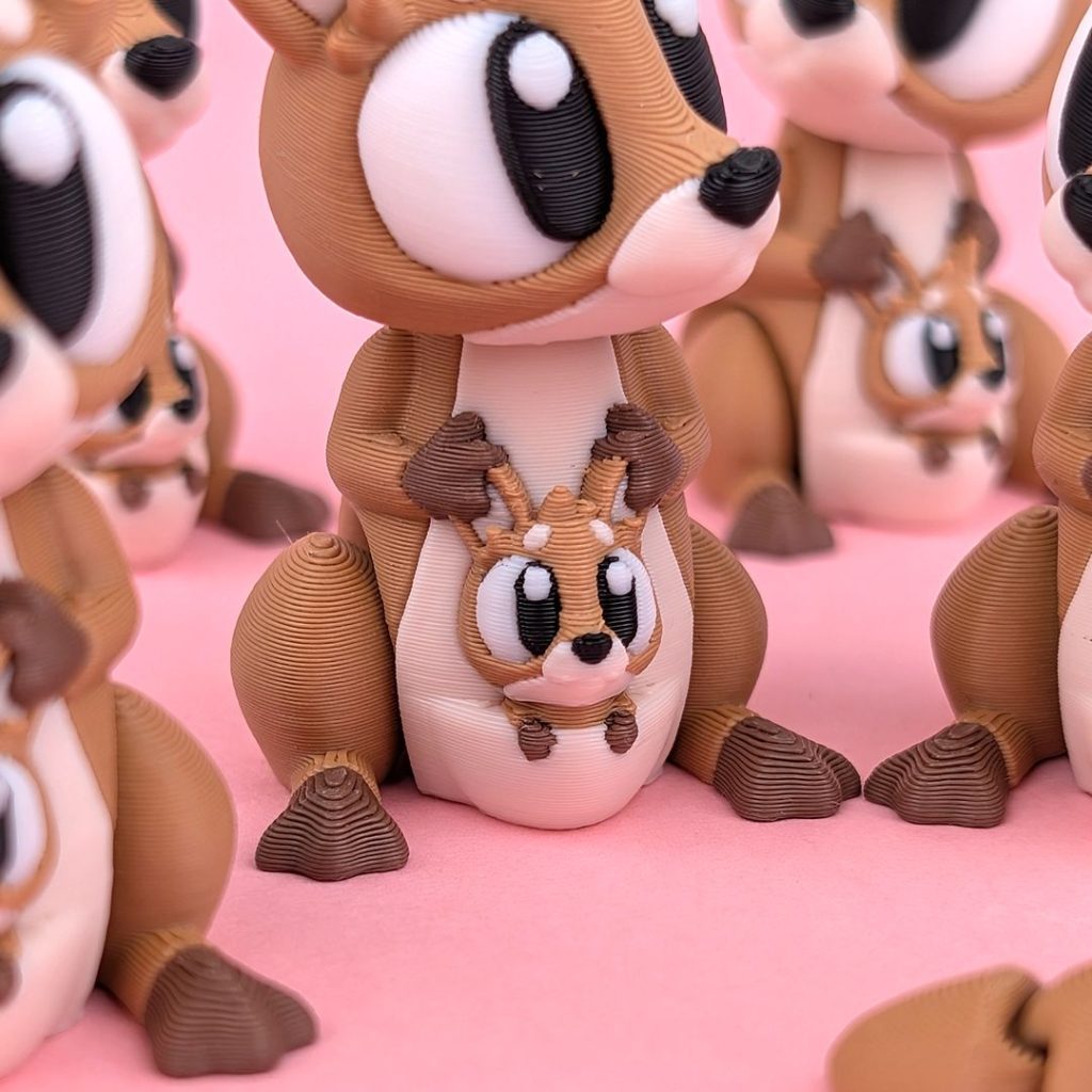 图片[3]-3DGOB NO:084 可爱的小袋鼠-3D合纵社-3D打印模型STL格式3mf格式免费下载！