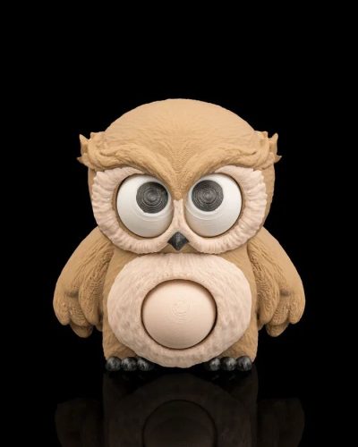 咕咕猫头鹰-3D合纵社-3D打印模型STL格式3mf格式免费下载！