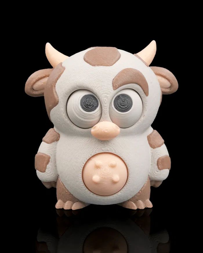 Vaca牛牛-3D合纵社-3D打印模型STL格式3mf格式免费下载！