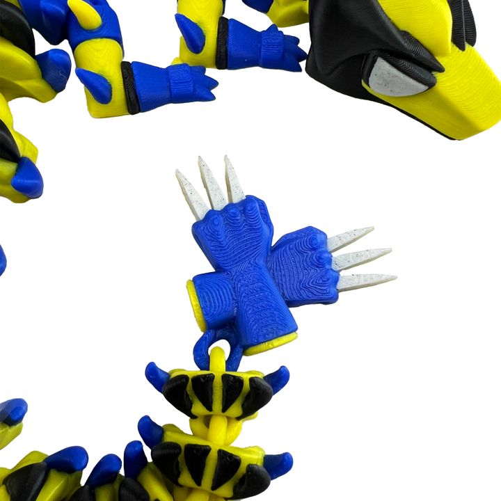 图片[3]-Steven Wolf Studio NO:006 金刚狼变异龙-3D合纵社-3D打印模型STL格式3mf格式免费下载！