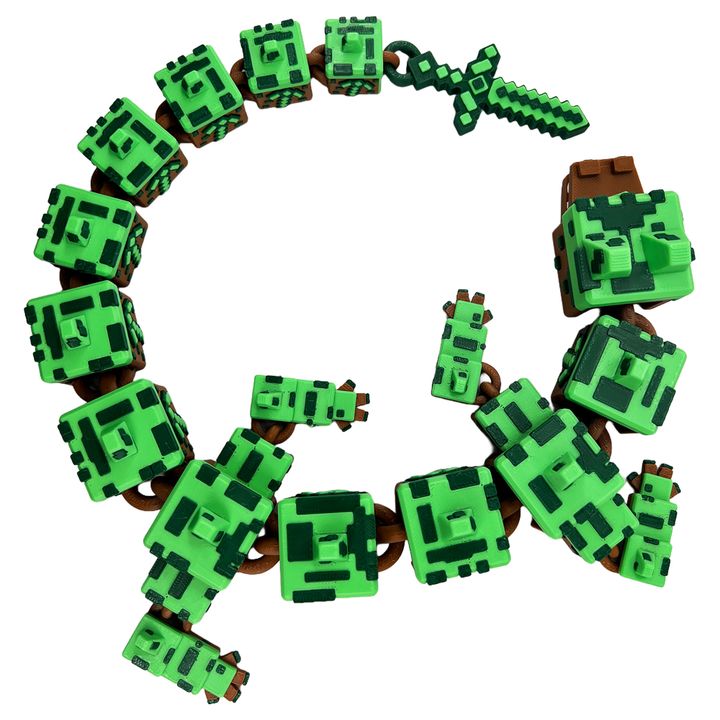 图片[2]-Steven Wolf Studio NO:097 我的世界龙-3D合纵社-3D打印模型STL格式3mf格式免费下载！