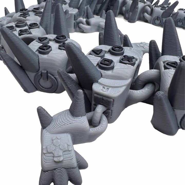 图片[2]-Steven Wolf Studio NO:021   游戏龙-3D合纵社-3D打印模型STL格式3mf格式免费下载！