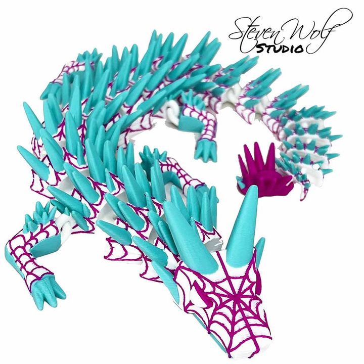 图片[5]-Steven Wolf Studio NO:001 蜘蛛龙-3D合纵社-3D打印模型STL格式3mf格式免费下载！