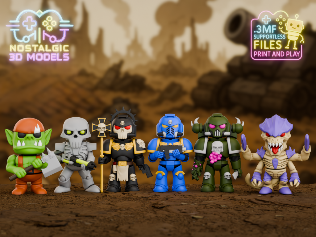 图片[3]-Nostalgic 3D 战锤40K宇宙-3D合纵社-3D打印模型STL格式3mf格式免费下载！