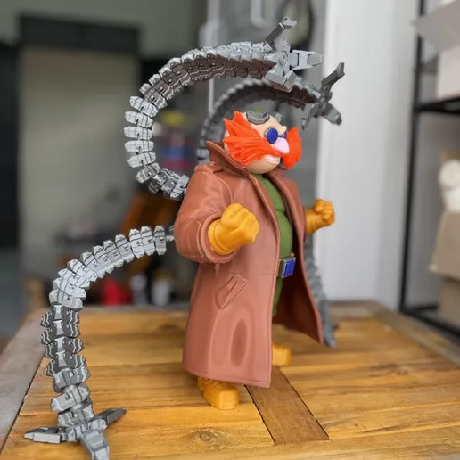 图片[3]-DecorMasterNO:064 蛋章鱼博士-3D合纵社-3D打印模型STL格式3mf格式免费下载！