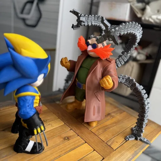 图片[2]-DecorMasterNO:064 蛋章鱼博士-3D合纵社-3D打印模型STL格式3mf格式免费下载！