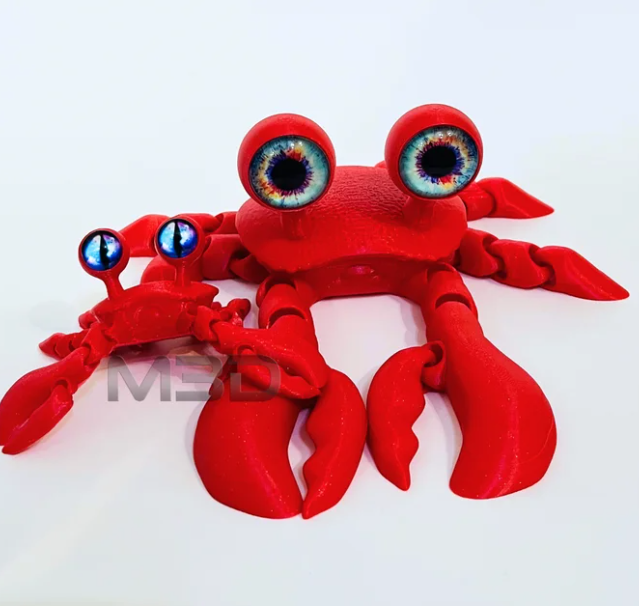 Markus3D 螃蟹-3D合纵社-3D打印模型STL格式3mf格式免费下载！