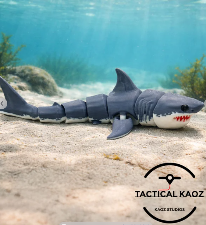 Tactical Kaoz NO:045 大白鲨-3D合纵社-3D打印模型STL格式3mf格式免费下载！