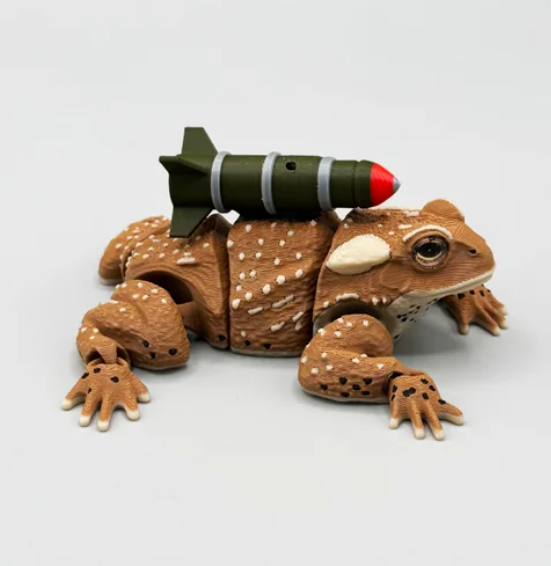 图片[2]-Tactical Kaoz NO:037 导弹蟾蜍-3D合纵社-3D打印模型STL格式3mf格式免费下载！