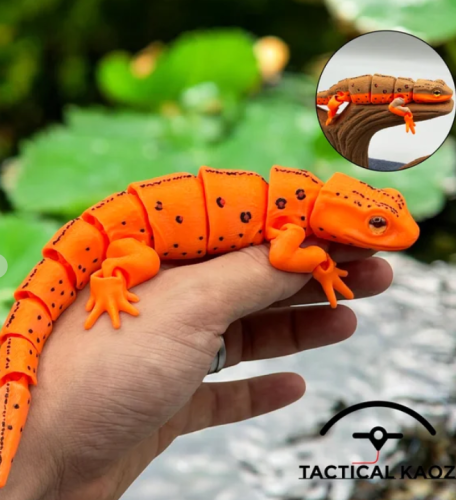 Tactical Kaoz NO:030 东部红斑蝾螈-3D合纵社-3D打印模型STL格式3mf格式免费下载！