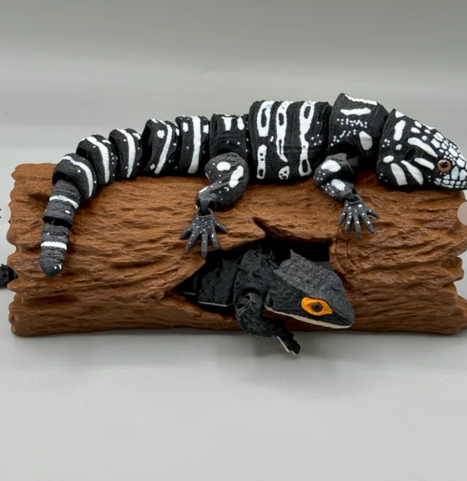 图片[2]-Tactical Kaoz NO:021 柔性爬行动物展示架-3D合纵社-3D打印模型STL格式3mf格式免费下载！