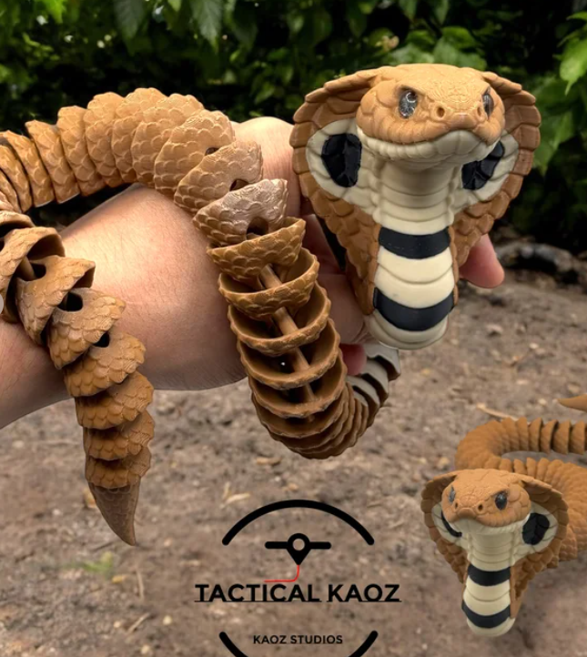 Tactical Kaoz NO:005 眼镜蛇-3D合纵社-3D打印模型STL格式3mf格式免费下载！