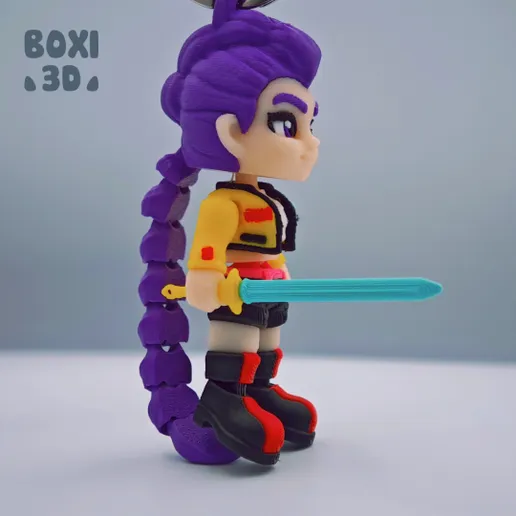 图片[5]-BOXI3D NO:060 恶魔猎人 鲁米-3D合纵社-3D打印模型STL格式3mf格式免费下载！