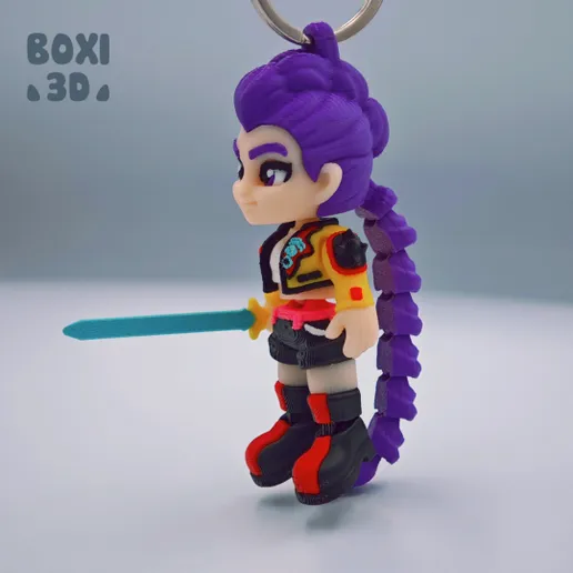 图片[3]-BOXI3D NO:060 恶魔猎人 鲁米-3D合纵社-3D打印模型STL格式3mf格式免费下载！