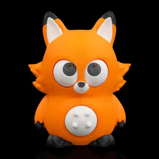 肚子狐狸-3D合纵社-3D打印模型STL格式3mf格式免费下载！