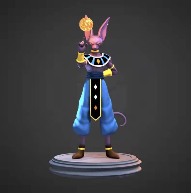 【龙珠】破坏神比鲁斯-3D合纵社-3D打印模型STL格式3mf格式免费下载！
