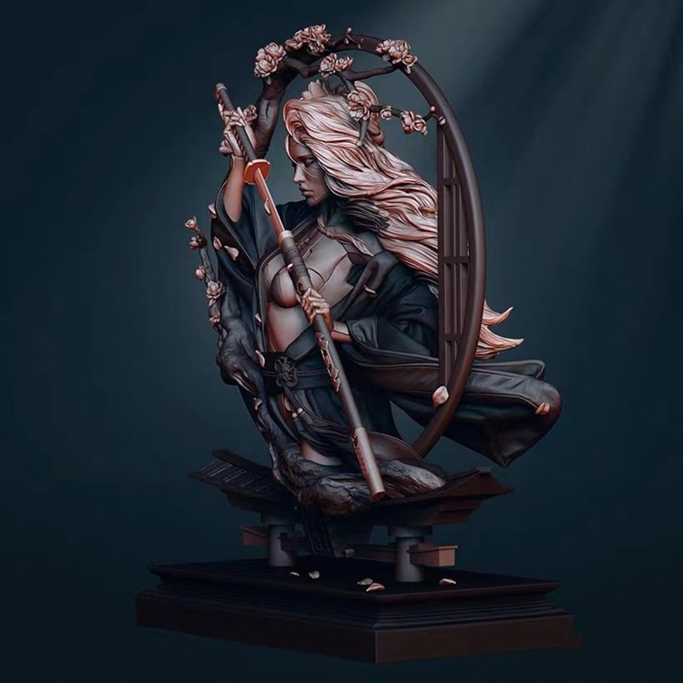 图片[2]-日式和风机械女-3D合纵社-3D打印模型STL格式3mf格式免费下载！