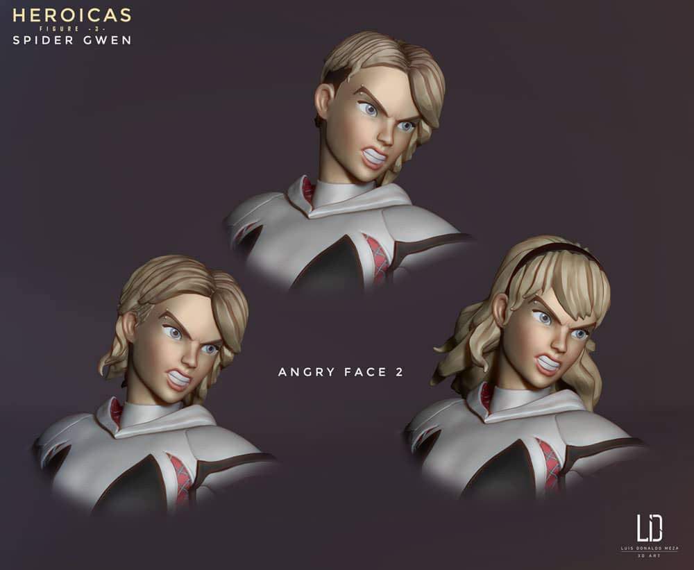 图片[6]-【DC英雄】女蜘蛛侠-3D合纵社-3D打印模型STL格式3mf格式免费下载！