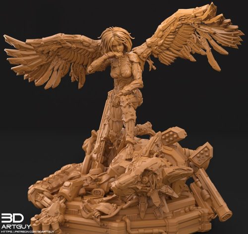 【战斗天使】阿丽塔-3D合纵社-3D打印模型STL格式3mf格式免费下载！