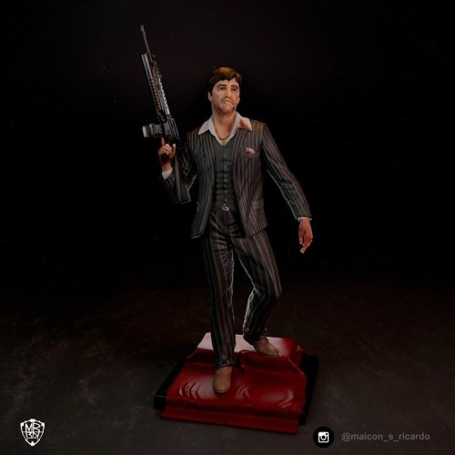 【疤面煞星】阿尔-帕西诺-3D合纵社-3D打印模型STL格式3mf格式免费下载！