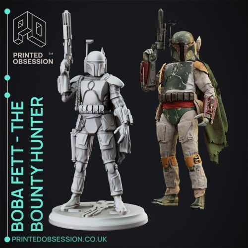 【星球大战】波巴·费特赏金猎人-3D合纵社-3D打印模型STL格式3mf格式免费下载！